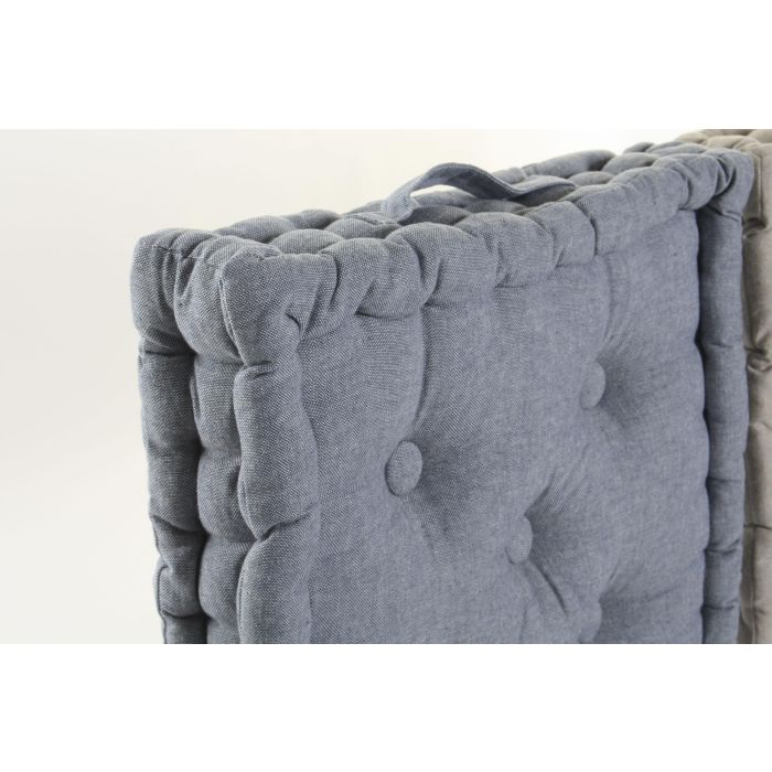 Cojin Mediterraneo DKD Home Decor Greige Azul Marino 38 x 8 x 38 cm (3 Unidades) 1 Cojin Mediterraneo DKD Home Decor Greige Azul Marino 38 x 8 x 38 cm (3 Unidades) 1