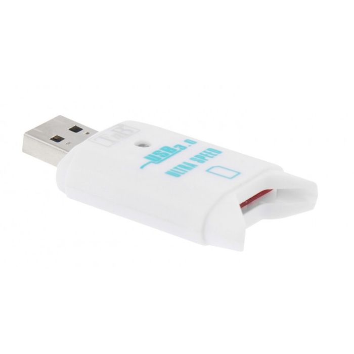 Lector de Tarjetas Externo TNB Mini USB 3.0 Blanco 2