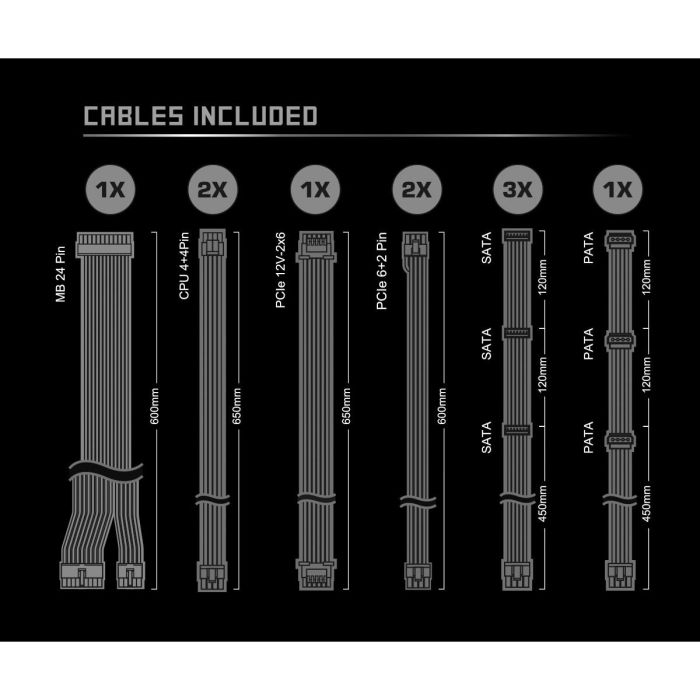 ASRock SL-750G Fuente de Alimentación 750W 80+ Gold ATX Modular Negro 6 ASRock SL-750G Fuente de Alimentación 750W 80+ Gold ATX Modular Negro 6