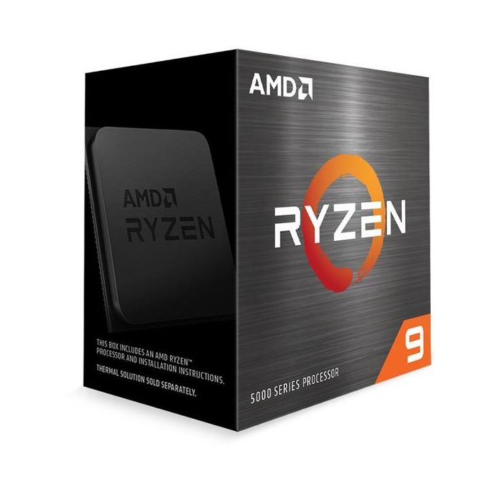 AMD Ryzen 9 5950X AM4 16-Core 3.4GHz (Max 4.9GHz) 72MB Cache 105W Procesador WOF Box