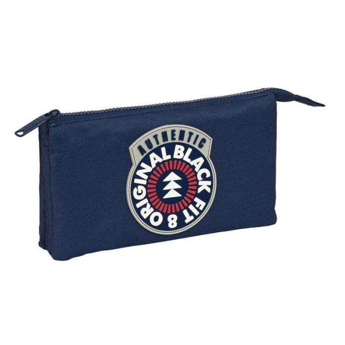 Portatodo triple reciclado blackfit8 authentic 22x12x3 cm Portatodo triple reciclado blackfit8 authentic 22x12x3 cm