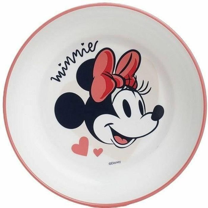 CAJA DE COMIDA DE 3 PIEZAS MINNIE TAZA / CUENCO / PLATO - Set 3uds Non-Sl 4