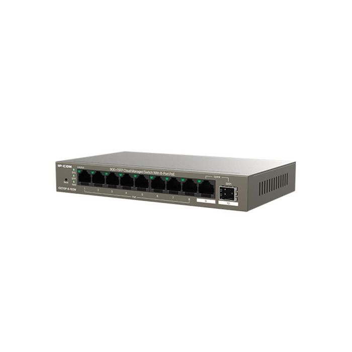 IP-COM Switch G2210P-8-102W Administrado en la Nube con 8 Puertos PoE Gigabit y 1 Puerto SFP, 102W PoE Total, Gestión Web y de App 1