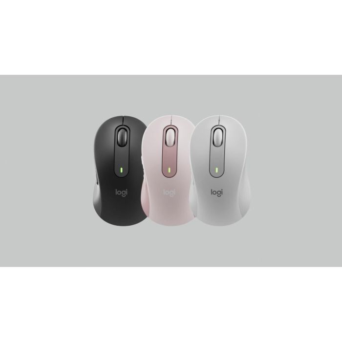 Logitech Signature M650 Large Ratón Óptico Inalámbrico Bluetooth, 4000 DPI, Clic Silencioso, Ergonómico para Diestros, Blanco 3 Logitech Signature M650 Large Ratón Óptico Inalámbrico Bluetooth, 4000 DPI, Clic Silencioso, Ergonómico para Diestros, Blanco 3