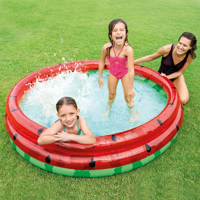 Piscina Hinchable para Niños Intex Sandía Aros 581 L 168 x 38 x 168 cm (6 Unidades) 3