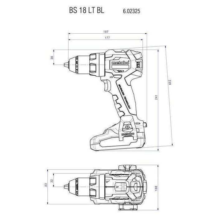 Set de máquinas de batería - METABO - Combo Set 2.9.4 18 V - MetaBOX 165 L 3