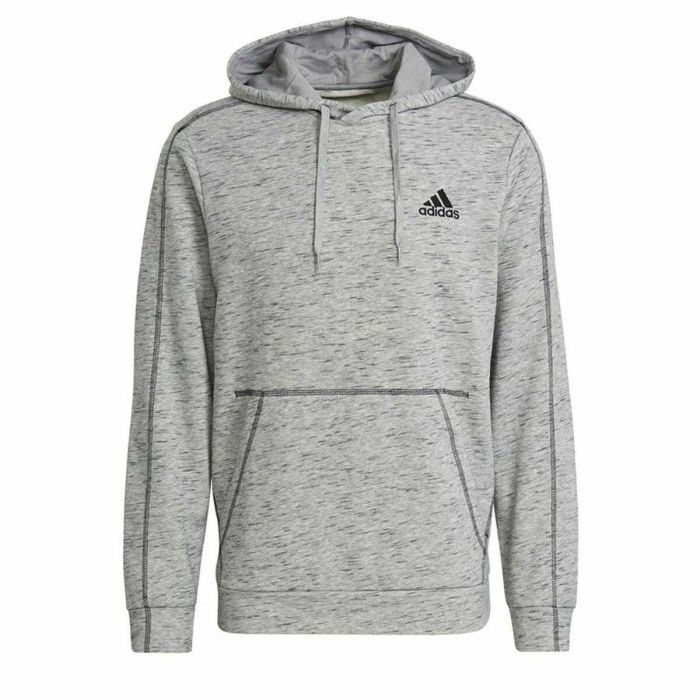 Sudadera con Capucha Hombre Adidas Essentials Mélange Embroidered Gris claro 0 Sudadera con Capucha Hombre Adidas Essentials Mélange Embroidered Gris claro 0