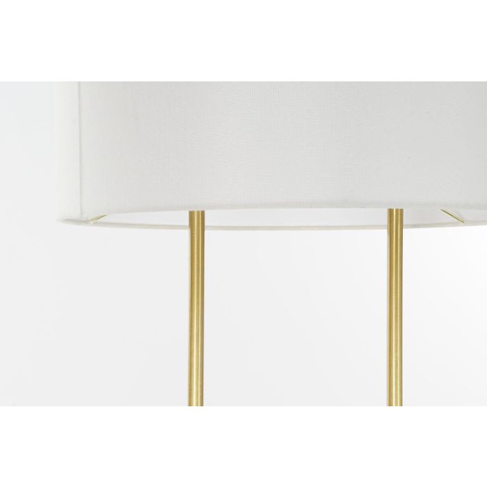 Lámpara de Pie DKD Home Decor Blanco Dorado Metal Mármol 50 W 220 V 48 x 48 x 170 cm 2