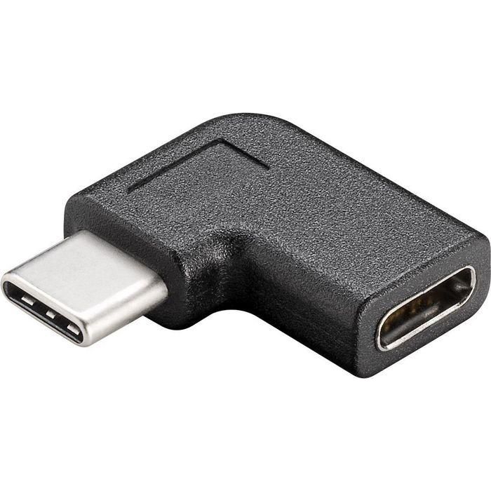 MicroConnect USB-C angled Adapter, 10Gbps, 4K60Hz, 100W MicroConnect USB-C angled Adapter, 10Gbps, 4K60Hz, 100W