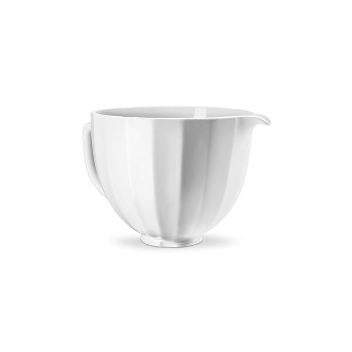 Kitchenaid Bol Cerámico 4,7 Litros Blanco, Apto para Microondas, Horno y Congelador, con Pico Vertedor y Asa 2 Kitchenaid Bol Cerámico 4,7 Litros Blanco, Apto para Microondas, Horno y Congelador, con Pico Vertedor y Asa 2