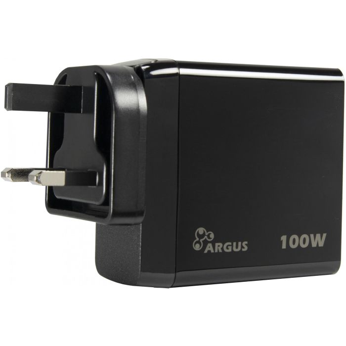 Charger USB-C 100W Black INTER-TECH PD-3100 3 Charger USB-C 100W Black INTER-TECH PD-3100 3