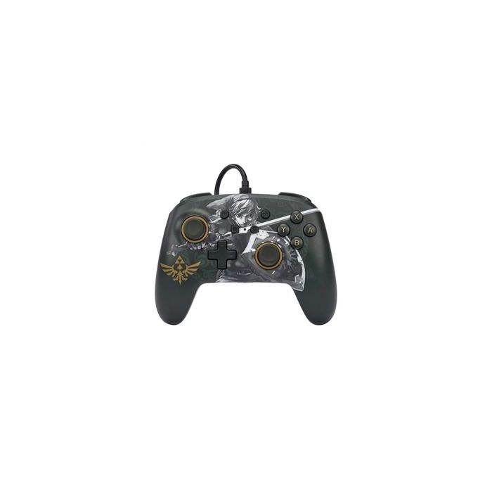 Mando con Cable PowerA Enhanced Battle-Ready Link para Nintendo Switch - NSGP0091-01, Oficial Nintendo, Botones Asignables, Cable USB-C 3m Mando con Cable PowerA Enhanced Battle-Ready Link para Nintendo Switch - NSGP0091-01, Oficial Nintendo, Botones Asignables, Cable USB-C 3m