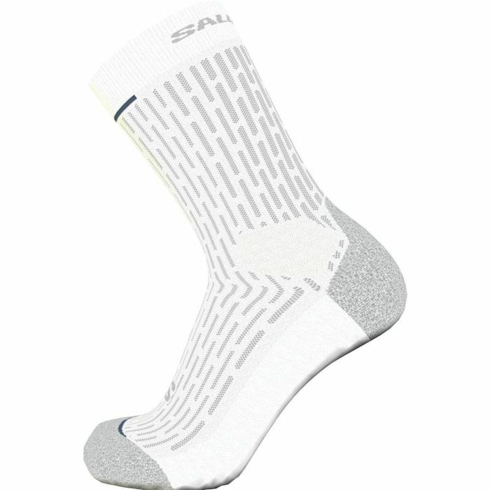 Calcetines Deportivos Salomon Ultra Glide Crew Blanco Calcetines Deportivos Salomon Ultra Glide Crew Blanco