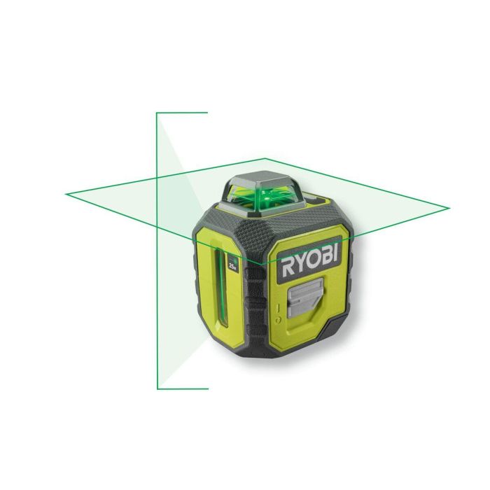 Ryobi RB360GLL Láser verde 360° con alcance 25m y precisión +/- 0,5 mm, incluye bolsa y pilas 4 Ryobi RB360GLL Láser verde 360° con alcance 25m y precisión +/- 0,5 mm, incluye bolsa y pilas 4