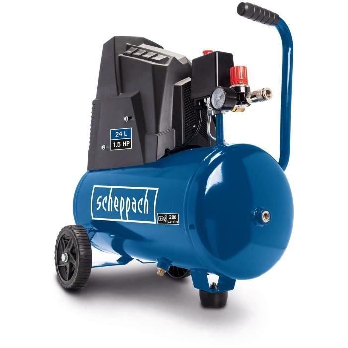 Compresor de Scheppach - 24L - 1100W - HC30OX 2 Compresor de Scheppach - 24L - 1100W - HC30OX 2