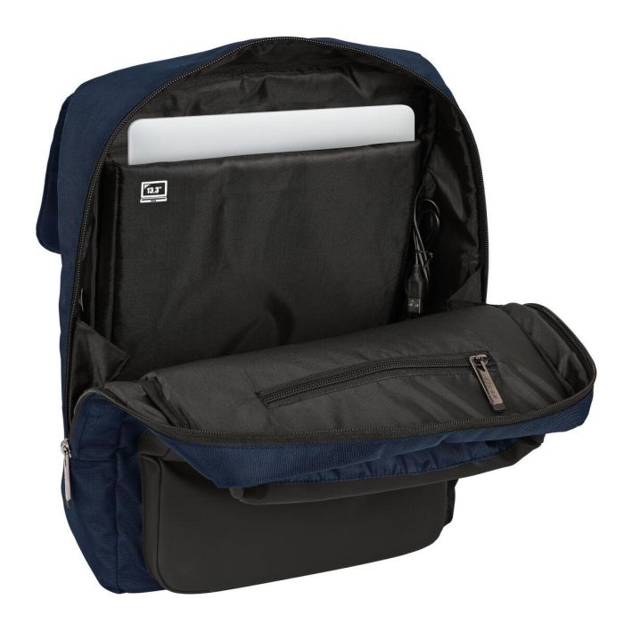 Mochila para Portátil Safta Business 13,3'' Azul oscuro (29 x 39 x 12 cm) 5