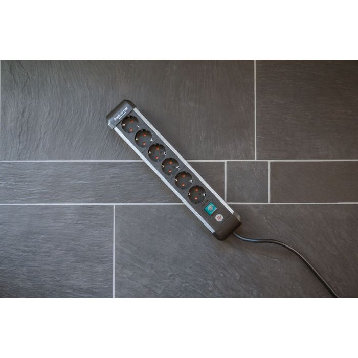 Regleta Enchufes 6 Tomas con Interruptor Brennenstuhl Premium-Alu-Line 3500 W (3 m) 1 Regleta Enchufes 6 Tomas con Interruptor Brennenstuhl Premium-Alu-Line 3500 W (3 m) 1