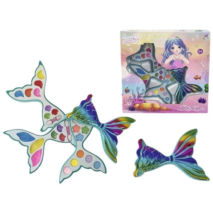 Set de Maquillaje Infantil 31 x 31 x 6,5 cm 3 Compartimentos sirenas Set de Maquillaje Infantil 31 x 31 x 6,5 cm 3 Compartimentos sirenas