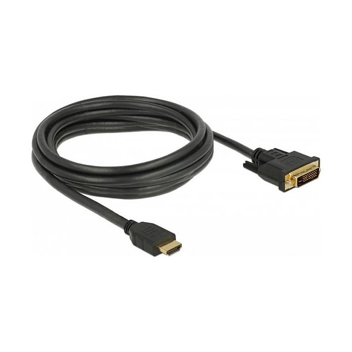 DELOCK 85655 Cable HDMI a DVI Bidireccional 3 m Macho/Macho 1