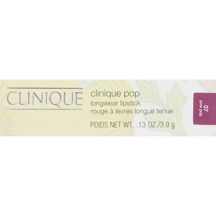 Clinique POP LONGWEAR MATTE barra de labios #Pow Pop 3,9 gr - Variedad de tonos, acabado mate, dura hasta 8 horas 7 Clinique POP LONGWEAR MATTE barra de labios #Pow Pop 3,9 gr - Variedad de tonos, acabado mate, dura hasta 8 horas 7