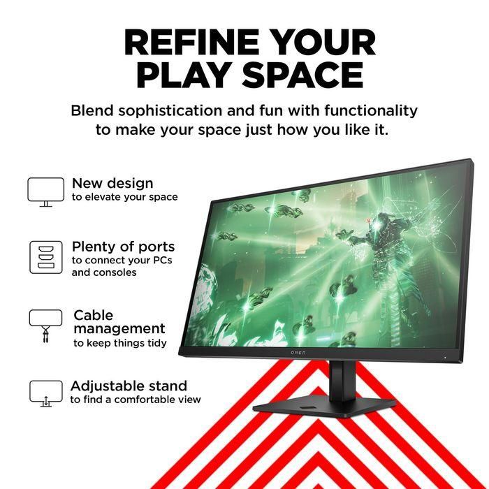 HP OMEN by HP 27 inch QHD 165Hz Gaming Monitor - OMEN 27q 21 HP OMEN by HP 27 inch QHD 165Hz Gaming Monitor - OMEN 27q 21