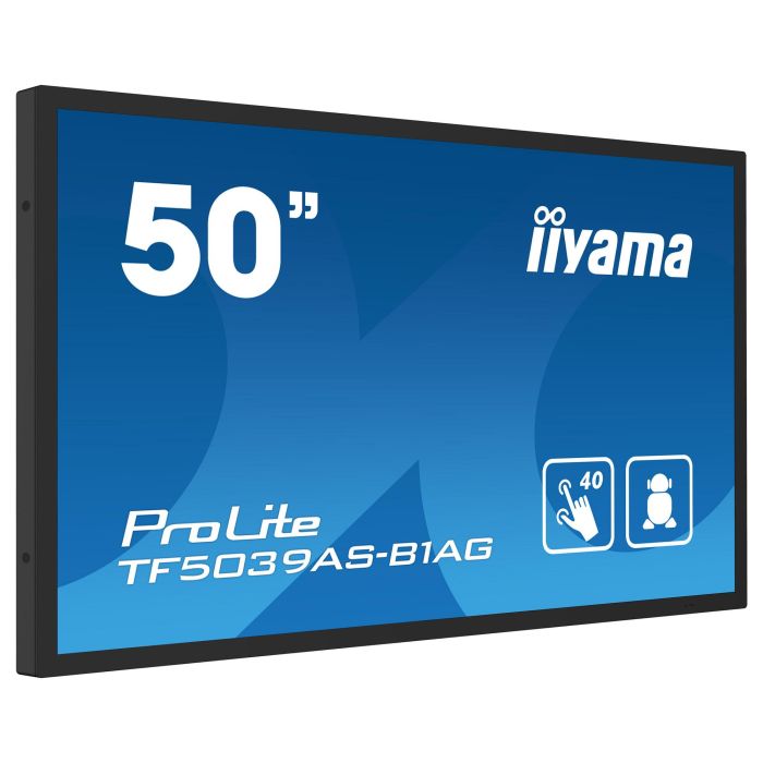 IIYAMA TF5039AS-B1AG 125.7cm(49.5") 4K Ultra HD LED 3840x2160 16:9 M-Touch 2xHDMI+DP