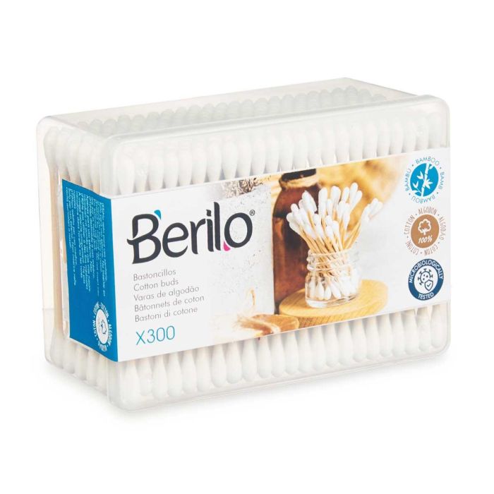 Caja 300 Bastoncillos Oidos Bambu Berilo 12X5CM (48 Unidades) 2 Caja 300 Bastoncillos Oidos Bambu Berilo 12X5CM (48 Unidades) 2