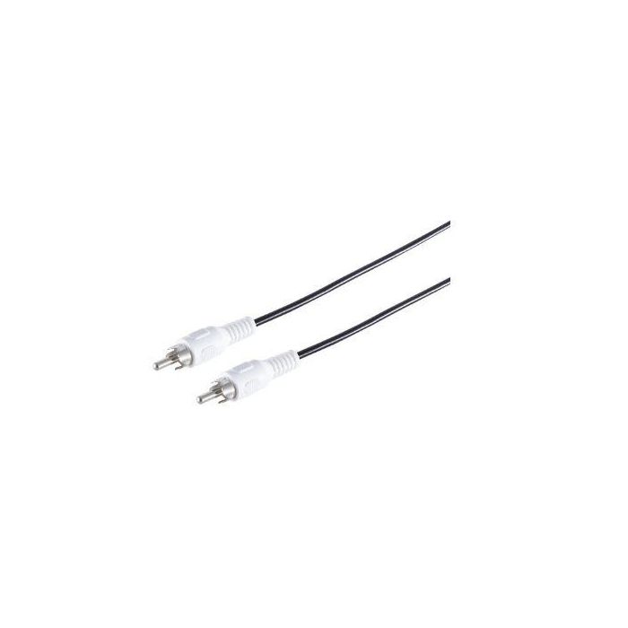 MicroConnect AUDC05G Cable RCA a RCA Macho-Macho 5m para Audio de Alta Calidad, Conectividad Fiable