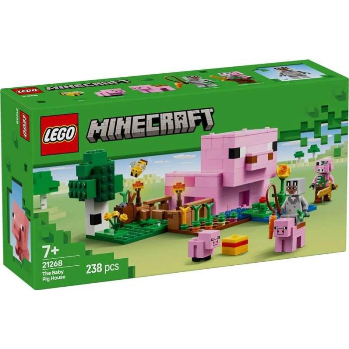 Juego de construccion la casa-cerdo bebé lego minecraft Juego de construccion la casa-cerdo bebé lego minecraft