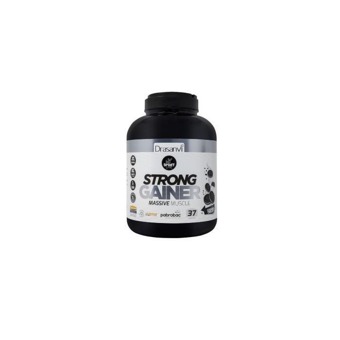 Sport Live Weight Gainer Cookies & Cream 3kg con Amilopectina, Isomaltulosa, Avena, Proteína de Suero y Enzimas Digestivas