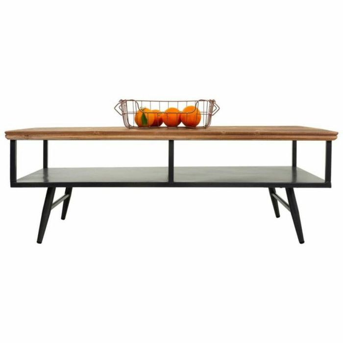 Mesa de Centro Alexandra House Living Marrón Gris Metal Madera de mango 65 x 44 x 125 cm 5