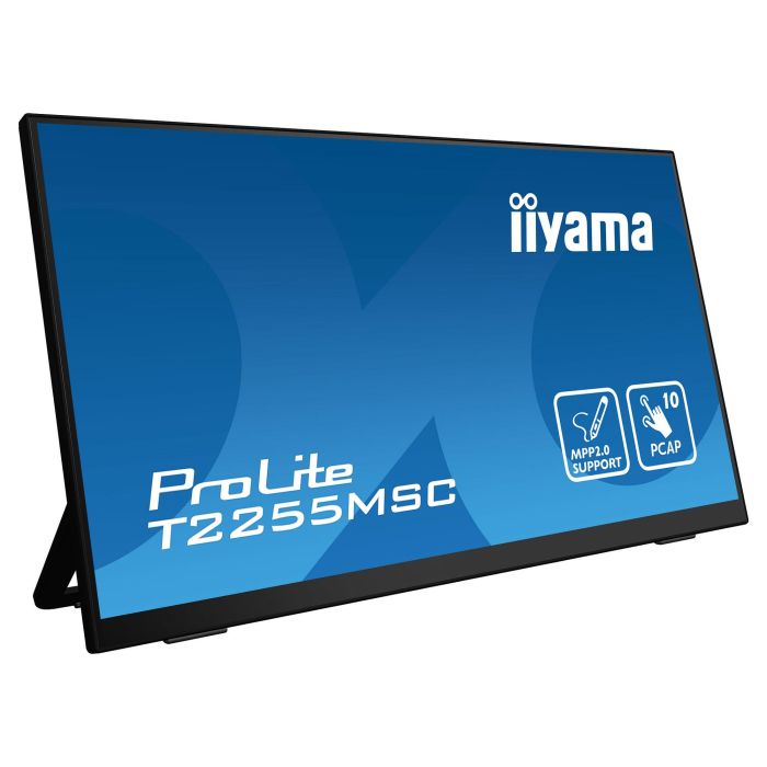 iiyama ProLite T2255MSC-B1 Monitor Táctil 21.5" Full HD IPS 1920x1080 60Hz 5ms HDMI DisplayPort Altavoces USB Negro