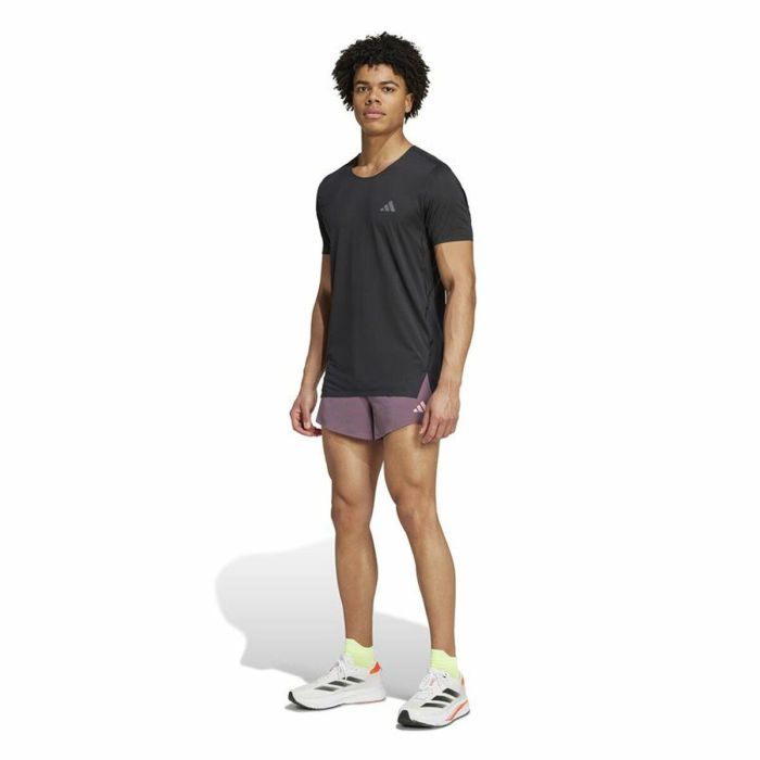 Camiseta de Manga Corta Hombre Adidas Adizero Running Negro 2