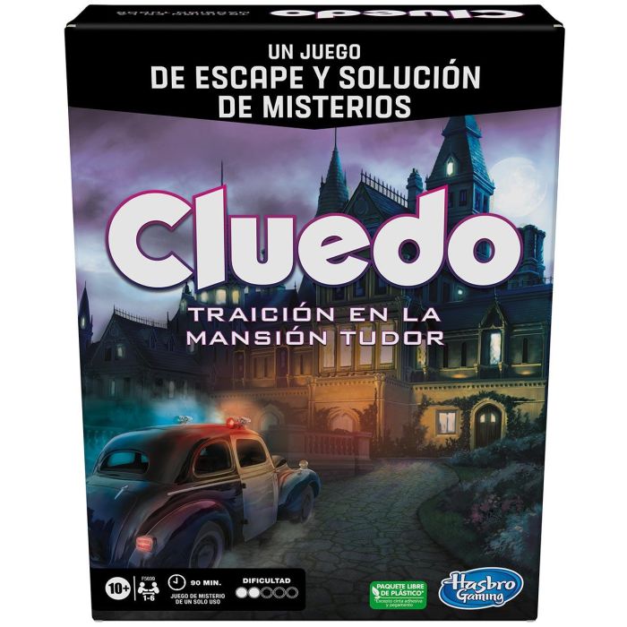 Hasbro Gaming F5699 Juego Cluedo Escape Edición Español para +10 años 1 Hasbro Gaming F5699 Juego Cluedo Escape Edición Español para +10 años 1