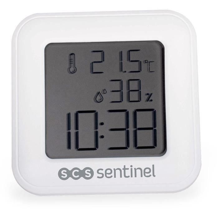 Termómetro-higrómetro - SCS SENTINEL - ThermoHygro - Interior - Muestra hora, alarma, humedad y temperatura 1 Termómetro-higrómetro - SCS SENTINEL - ThermoHygro - Interior - Muestra hora, alarma, humedad y temperatura 1
