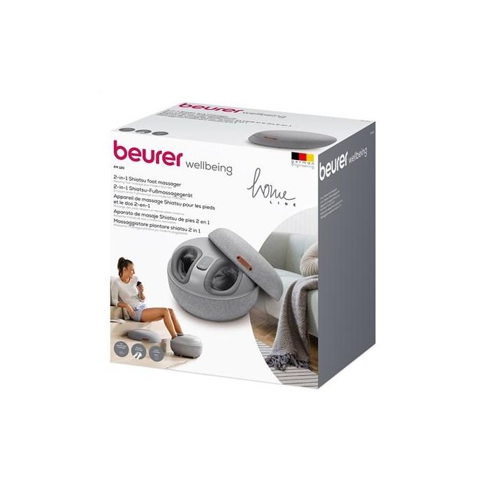 Beurer FM-120 Aparato de Masaje para Pies 2 en 1 Shiatsu con Compresión de Aire 10 Beurer FM-120 Aparato de Masaje para Pies 2 en 1 Shiatsu con Compresión de Aire 10