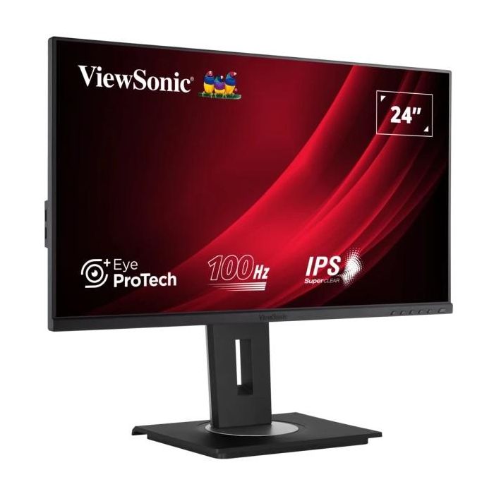 Viewsonic VG2448a Monitor para PC 24 pulgadas (61cm) Full HD 1920x1080 IPS LED Negro con Altavoces, USB y Altura Ajustable 1