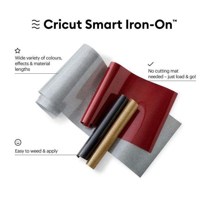 Vinilo Adhesivo para Plotter de corte Cricut Smart Iron-On 1