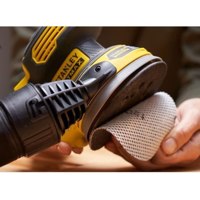 STANLEY FATMAX SFMCW220B-XJ Lijadora Excéntrica Inalámbrica V20 18V 4 STANLEY FATMAX SFMCW220B-XJ Lijadora Excéntrica Inalámbrica V20 18V 4