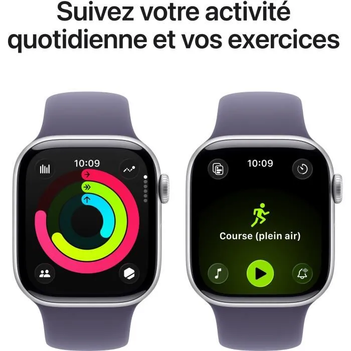 Apple MEU74ZRA Watch Series 11 GPS 42mm Caja Aluminio Plateada Correa Deportiva Morado Niebla M/L 3 Apple MEU74ZRA Watch Series 11 GPS 42mm Caja Aluminio Plateada Correa Deportiva Morado Niebla M/L 3