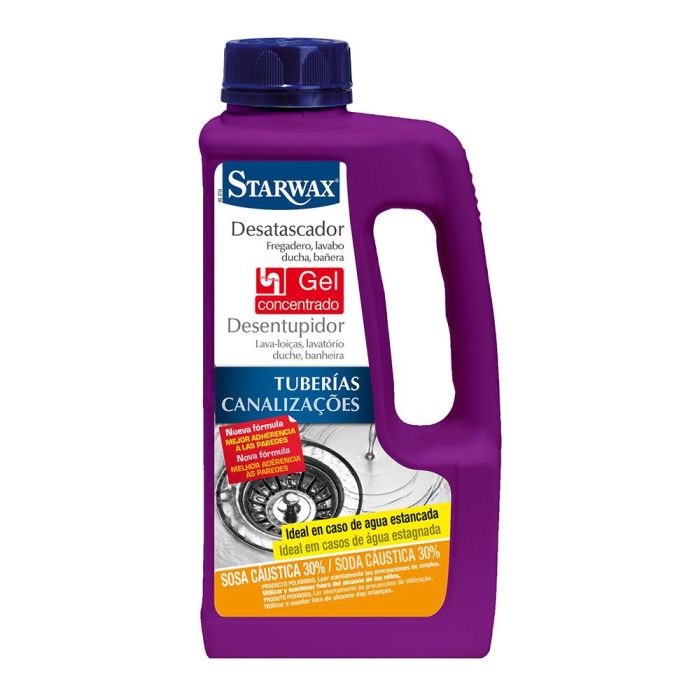 Desatascador gel superpotente 1 l. Desatascador gel superpotente 1 l.