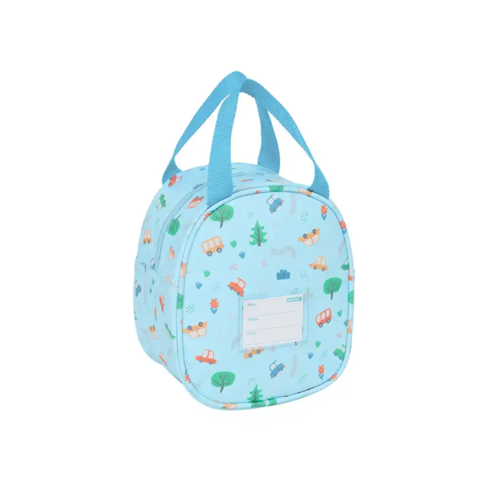 Portameriendas Térmico Safta Coches Azul 19 x 22 x 14 cm 1