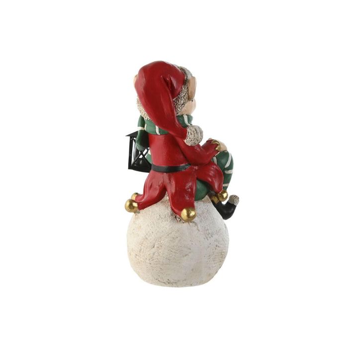 DKD Home Decor Figura de Navidad Elfo Tradicional con LED de Magnesia Rojo y Verde 26x42x26 cm 1 DKD Home Decor Figura de Navidad Elfo Tradicional con LED de Magnesia Rojo y Verde 26x42x26 cm 1