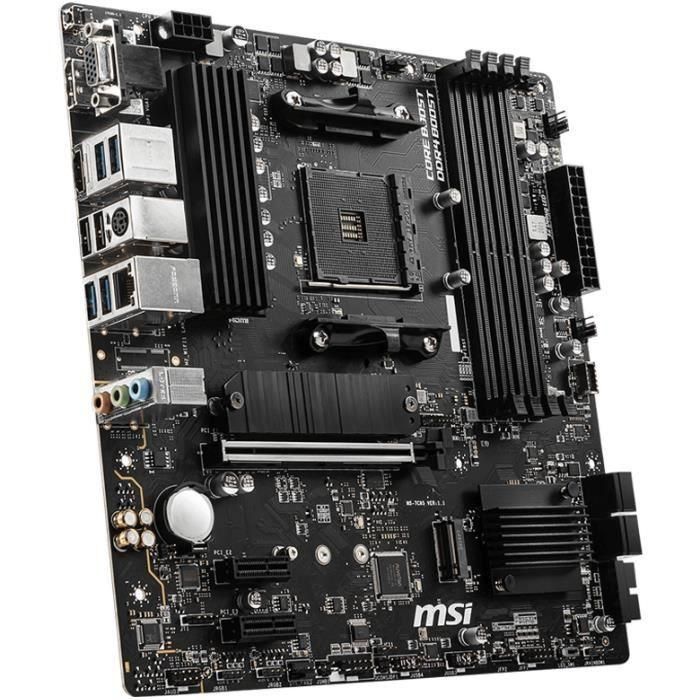 MSI B550M Pro-VDH B550.AM4.mATX.AMD Placa Base AMD B550 Socket AM4 micro ATX para Ryzen 3000 Series 1