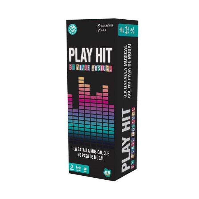 La Caja Play HIT - Juego de Mesa de Cultura Musical Años 90 2000+ Estilo Karaoke para 2-10 Jugadores +14 Años Español 2 La Caja Play HIT - Juego de Mesa de Cultura Musical Años 90 2000+ Estilo Karaoke para 2-10 Jugadores +14 Años Español 2