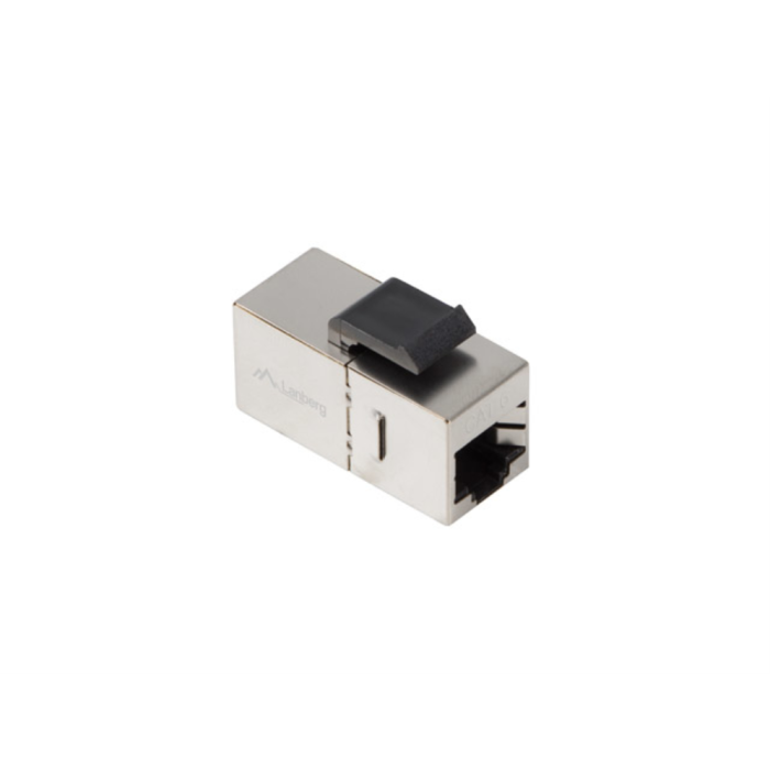 Lanberg Adaptador RJ45 Cat.6 FTP Hembra - Hembra Blindado para Extensión de Red, Conector Compacto y Fiable en Negro/Acero Inoxidable 1 Lanberg Adaptador RJ45 Cat.6 FTP Hembra - Hembra Blindado para Extensión de Red, Conector Compacto y Fiable en Negro/Acero Inoxidable 1