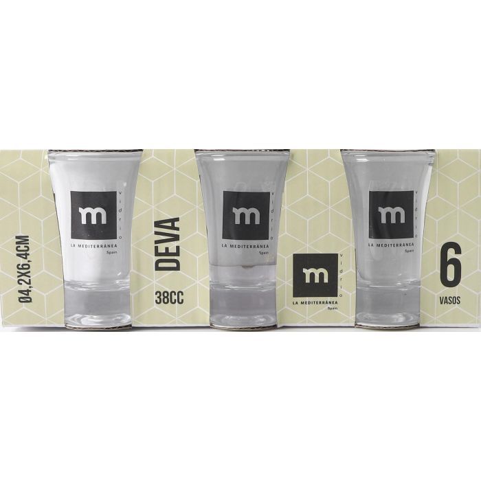 Set de 6 chupitos Deva 38 cc - Inde (12 Cajas) 1 Set de 6 chupitos Deva 38 cc - Inde (12 Cajas) 1