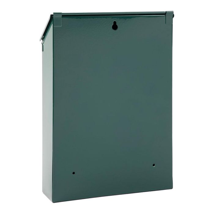Arregui Buzón Individual Exterior Civic Acero Verde 21,6 x 8 x 30 cm con Tejadillo y 2 Llaves 2
