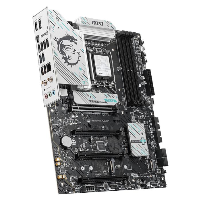 MSI Placa Base B860 GAMING PLUS WiFi Intel LGA 1851 4 DDR5 USB 10Gbps ATX 911-7E41-003 3