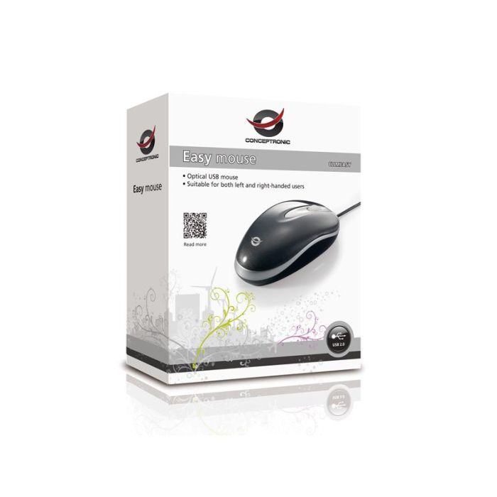 Mouse Raton Conceptronic Cllmeasy Optico Usb 3